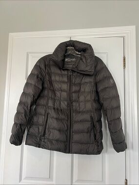 MICHAEL Michael Kors Taupe Quilted Puffer Coat